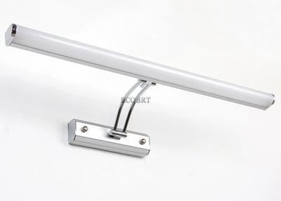 China Chrome Stainless steel flat tube LED Vanity Mirror Lights SMD3014 for sale