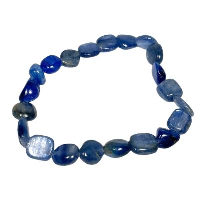 China FASHIONABLE Blue Natural Irregular Kyanite Stone Stone Loose Beads Beads For Jewelry Making Kyanite Stone Seed Loose Bead for sale