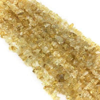 China The Other Loose Natural Citrine Bead Chips Beads For Jewelry Making Crystal Stone Cheap Free Form Gemstone Nugget for sale