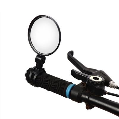 China Wide Angle Mountain Equipment Riding Safety Bicycle Adjustable / Stable Bike Mirror Cycling Flat Mirror for sale