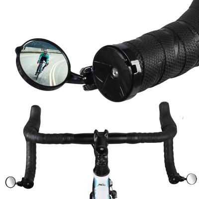 China Adjustable/Stable Bike Mirror 360 Degree Rotatable Road Cycling Mtb Recycling Mirror 360 Degree Adjustable Bicycle Handlebar End Mirror for sale