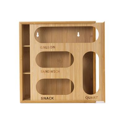 China Manufacturer Provides Multifunction Bamboo Viable Storage Box Snack Bamboo Storage Box for sale