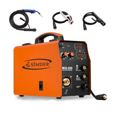 China Flux Core Welder Machine MIG MAG Gas Multifunction ARC Inverter MIG Gasless Welding Machine for sale