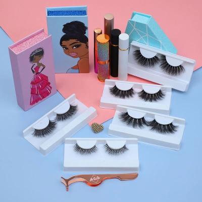 China Wholesale High Quality Natural 3d Mink Lashes Eyelash Cleanser 25mm Long Eyelashes 100% Hand Made for sale