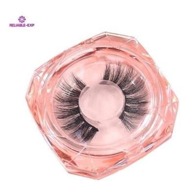 China OEM New Arrival Free Sample Private Label Long Natural False Mink Lashes Machine Made False Eyelashes 18mm Long S014Hb 20mm Natural for sale