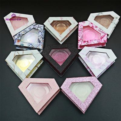 China Recyclable Beauty Makeup False Eyelash Packaging Box Make Your Own Eyelash Box Customize Boxes For Eyelashes Lashbox for sale