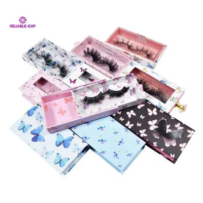 China 2020 high quality clear eyelash box lashbox packaging custom eyelash seller customized boxes rectangle for sale