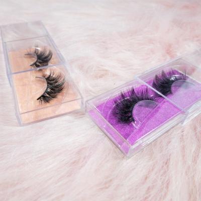 China Wholesale 25mm acrylics faux eye mink lashes venodr eyelash customized boxes rose gold custom boxes with logo for sale