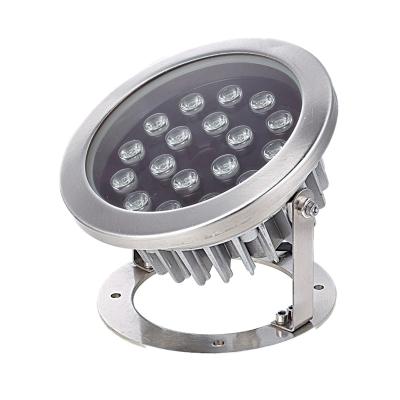 China 110lm/w 24w rgb ip68 top selling remote control submersible underwater led lights for pond for sale