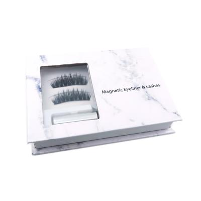 China Waterproof New Product 2020 Glueless Eyelash Eyeliner Magnetic Mink Effect Eyelash for sale