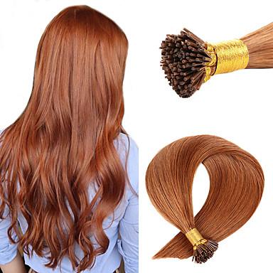 China 100% Russian Remy Full Length Human Hair Stick Tip Keratin 0.5g 0.8g 0.9g 1g Virgin Regular Wave Pre Bond I Tip Hair Extensions Wholesale for sale