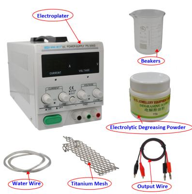 China Mini Gold Electroplating Machine Electroplated Gold Jewelry For Sale for sale