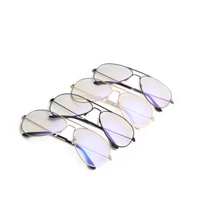 China 10 Years OEM Experience Twooo 3025 Blue Lightweight Clear Glass Anti Blocking Glasses for sale