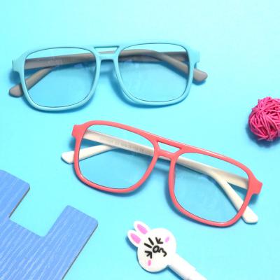 China 10 Years OEM Experience Double Bridge Kids Clear Lenes Blue Light Blocking Reading Glasses for sale