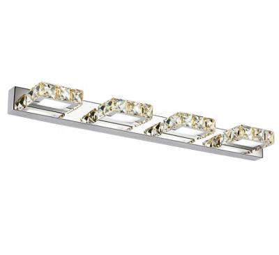 China All Modern Luxury Crystal Bathroom Vanity Lighting Wall Mount Fixture 4 Lamp Styles Bathroom LED Vanity Lights for sale