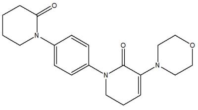 China 3-Morpholino-1-(4-(2-oxopiperidin-1-yl)phenyl)-5,6-dihydropyridin-2(1H)-one (545445-44-1) for sale