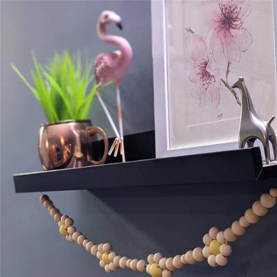 China DIANJIN Handcraft Minimalist Bedroom The Wall Hanging Home Decor Wooden Beads for sale