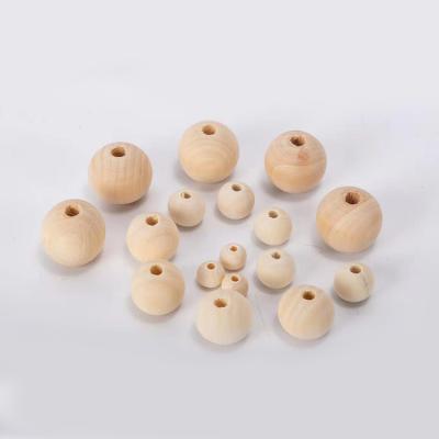 China New Christmas 4mm wooden 2021 30mm 30mm small maple wood beach bead wooden beads for sale