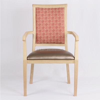 China Modern Wholesale High Quality Upholstered Armrest Back Chair For Club Senior Seniors for sale