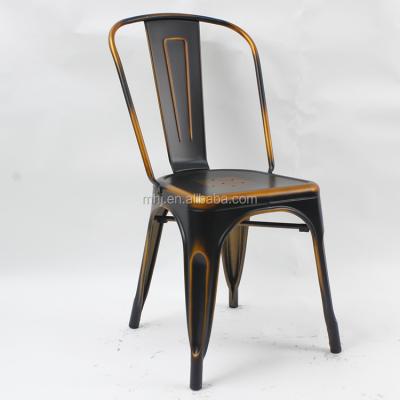 China Durable French Vintage Metal Cafe Bistro Tolixs Chair for sale