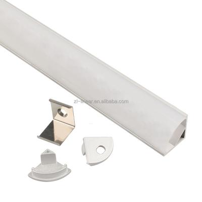 China Heatsink For Cabinet Corner Lighting 1M 2M 3M Aluminum Extrusion Surface Mounted Strip Led Profile for sale