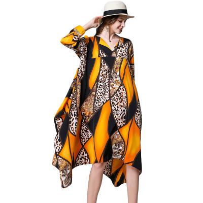 China China Hot Sale High Quality Anti-static Fashion Cotton Custom Form Printed Dress for sale