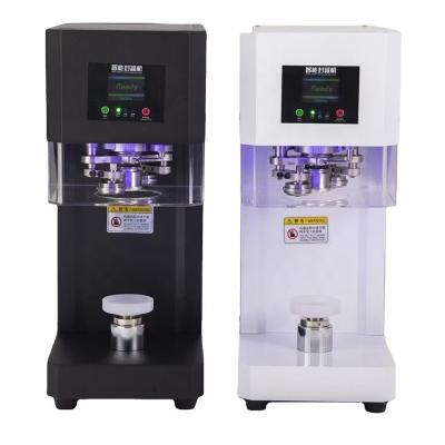 China Tin Aluminum Can Sealing Machine Semi Automatic Food Cup Spiral Plastic Cup Sealing Machine for sale