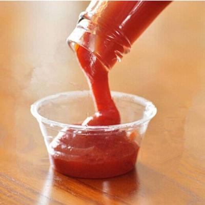 China 100% Safe 1oz 2oz 3oz 4oz Disposable Hinged PP Sauce Cups Microwave Safe Sauce Cups With Lid for sale