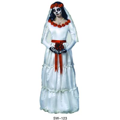 China Anime Eco-friendly Material Cosplay Dress Movie Corpse Bride Halloween Costumes Scary Ghost for sale