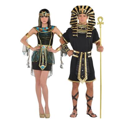 China Egyptian Cleopatra Clothing Pharaonic Costumes Eco-friendly Adult Cosplay Costume For Halloween for sale