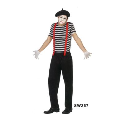 China High Quality Eco-friendly Material Circus Crazy Costumes Party Clown Costume Adult Cosplay for sale