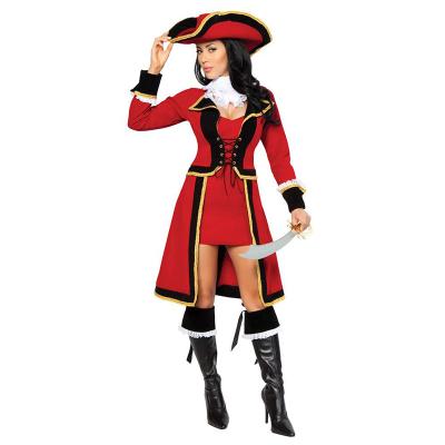 China Eco-friendly material factory hot sale lady pirate costume for sale