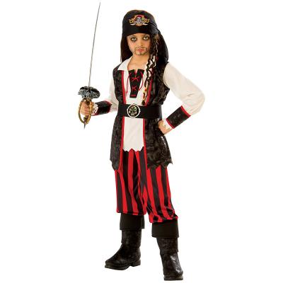 China Kids Caribbean Party Captain Halloween Maker Elite Boy Girl Pirate Fairy Costume Deluxe Eco-friendly Kids Material for sale