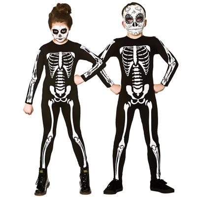 China Wholesale Custom Made Eco-Friendly Halloween Carnival Costume Party Scary Skeleton Costume for sale