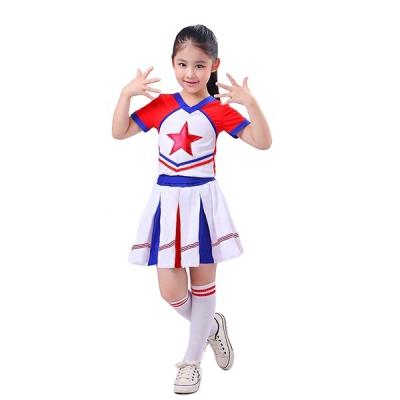 China Unique Material Eco-Friendly Style Girl Carnival Dress Kid Girl Costume Dance Cheerleaders for sale