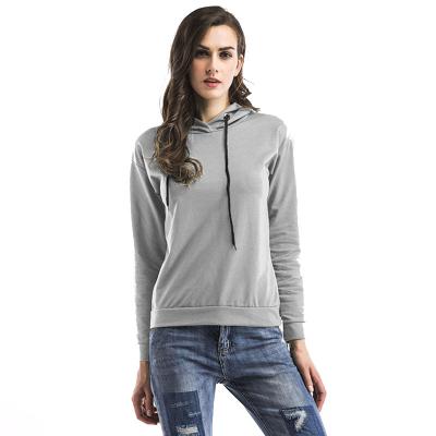 China Breathable Side Loose Long Sleeve Sweater Hooded Pullover Top Women for sale