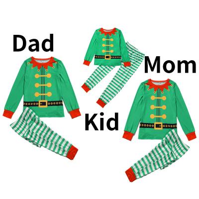 China Wholesale Winter QUICK DRY Family Christmas Matching Pajamas Sets Family Christmas Pajamas Sleepwear For Monday Dad Kid for sale