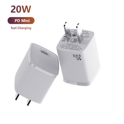 China PD 3.0 Charger 20W Wall Mobile Phone Mini Charger Portable USB C Charger For Travel for sale