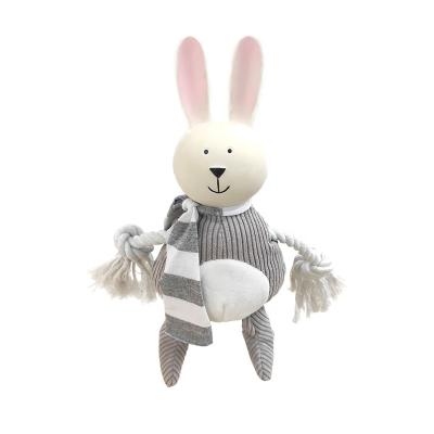 China 2021 Viable Hotselling Dog Toy Chew Toys Plush Rabbit TPR Dog Chewing Hotselling Pet Chew Toys for sale