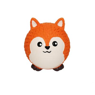 China Stocked 2021 Free Sample Totoro/Fox/Sheep Dog Toy Customize Any Model Latex Puppy Pet Animal Toy for sale