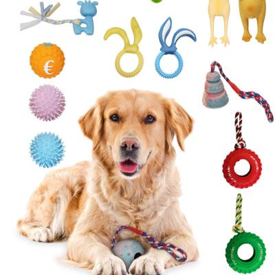 China 2021 Hot Viable Sellings Amazon Designer Pet Toys Rabbit Head Burr Ring Pet Rubber Toys Pet Toys for sale