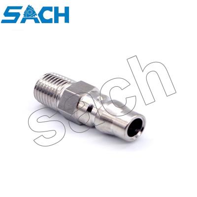 China Stainless Steel Part Stainless Steel Air Coupling Fitting / Quick Connect Hose Fittings Hose Quick Coupler for sale