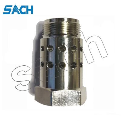 China Stainless Steel Part Air Coupling Valve Part, Hot Dip Nickel Plating, Auto Drilling for sale