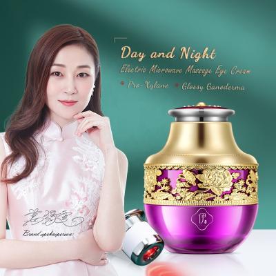 China Pro-Xylane Lady Eye Cream Day and Night Tai Chi Eye Moisturizer Anti-Puffiness Ganoderma Gel Creams with Electric Microwave Eye Massager for sale