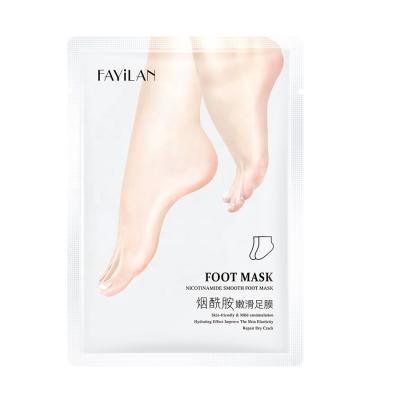 China Private Label Foot Masks Peel Away Calluses Make Your Foot Baby Soft Soft Foot Skin Mask for sale