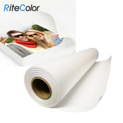 China Polyester 100% Art Reproduction Wholesale 260gsm Matte Printable Roll Art Waterproof Inkjet Canvas for sale