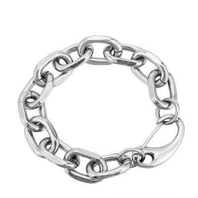 China Simple Fashionable Punk Stainless Steel O Shape Chain Bracelets Male Bracelets for sale