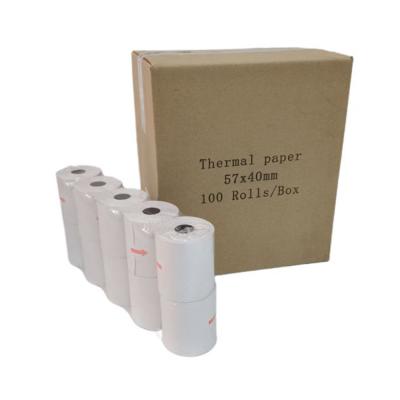 China POS Printer ATM Printer High Quality Wholesale 100% Pure Wood Pulp Cash Register Thermal Paper for POS ATM for sale