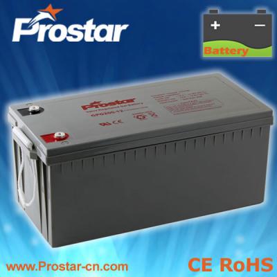 China Prostar gel battery 12v 200ah for sale