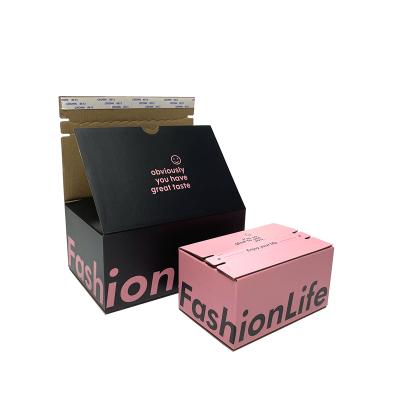 China Factory Recyclable Sales Make Up Cardboard Box Corrugated Colors Eyeshadow Shipping Carton In Stock Skincare Delivery Box For E-Busniess for sale